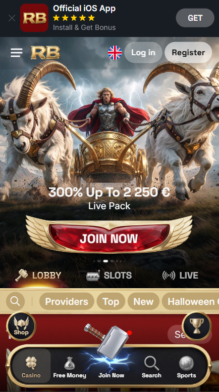 RagnaBet Casino Mobile App